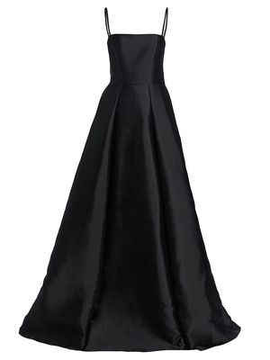 Women's Diane Sleeveless Fit & Flare Gown - Black - Size 10