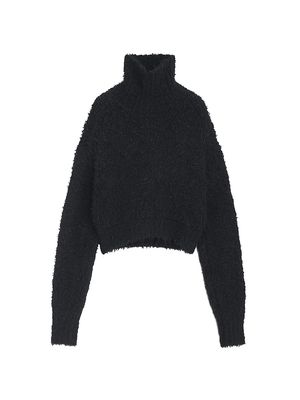 Women's Dillion Turtleneck Sweater - Black - Size Large