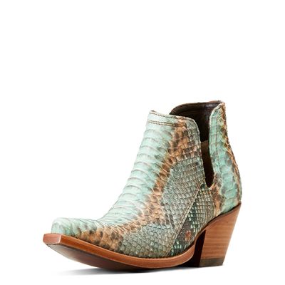 Women's Dixon Python Western Boots in Naturally Turquoise, Size: 5.5 B / Medium by Ariat