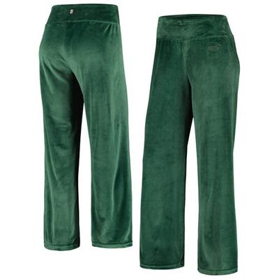 Women's DKNY Sport Green Green Bay Packers Demi Straight Leg Pants