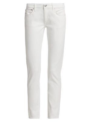 Women's Dre Low-Rise Straight-Leg Jeans - Optic White - Size 23