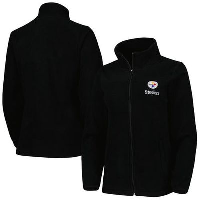 Women's Dunbrooke Black Pittsburgh Steelers Hayden Polar Full-Zip Jacket