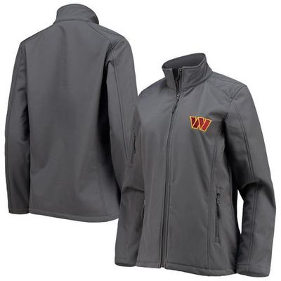 Women's Dunbrooke Gray Washington Commanders Sonoma Softshell Full-Zip Jacket