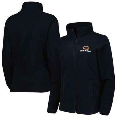 Women's Dunbrooke Navy Chicago Bears Hayden Polar Full-Zip Jacket