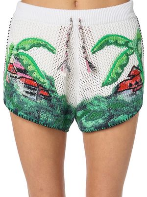 Women's Eden Rock Crocheted Shorts - Size Large