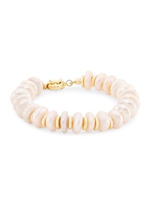 Women's Elke 14K Gold-Filled & Freshwater Pearl Bracelet - Gold