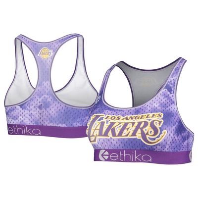 Women's Ethika Purple Los Angeles Lakers Dream Sports Bra