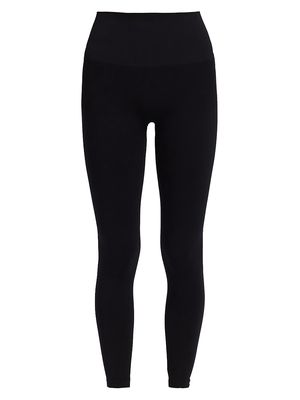 Women's Everyday Hipster Support Leggings - Black - Size Small - Black - Size Small