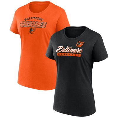 Women's Fanatics Branded Baltimore Orioles Risk T-Shirt Combo Pack