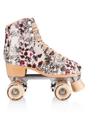 Women's Floral Roller Skates - Floral - Size 6 - Floral - Size 6