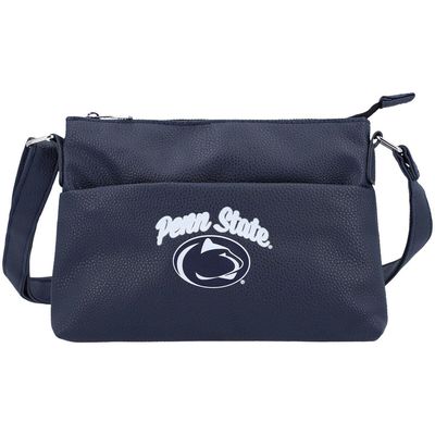 Women's FOCO Penn State Nittany Lions Logo Script Crossbody Handbag in Navy