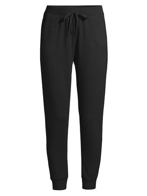 Women's French Terry Joggers - Black - Size 14 - Black - Size 14