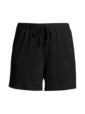 Women's French Terry Shorts - Black - Size XL - Black - Size XL