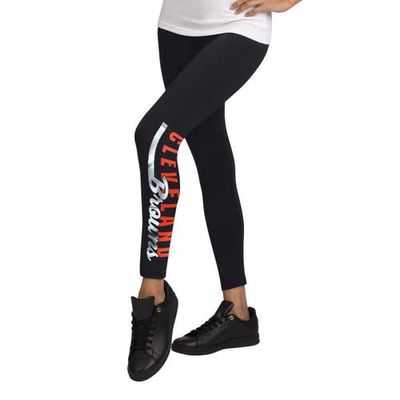 Women's G-III 4Her by Carl Banks Black Cleveland Browns 4th Down Leggings