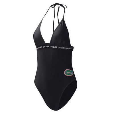 Women's G-III 4Her by Carl Banks Black Florida Gators Full Count One-Piece Swimsuit
