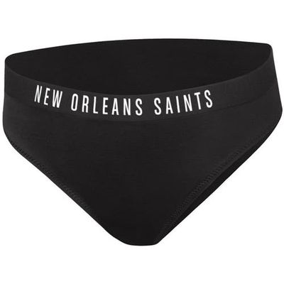 Women's G-III 4Her by Carl Banks Black New Orleans Saints All-Star Bikini Bottom