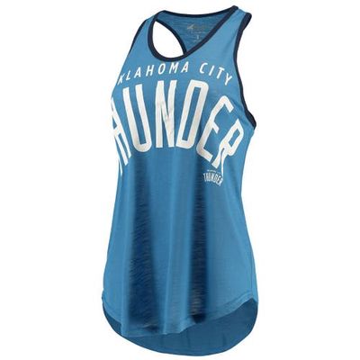 Women's G-III 4Her by Carl Banks Blue Oklahoma City Thunder Game Time Tank Top