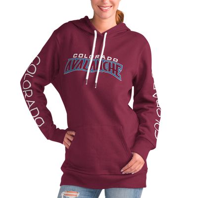 Women's G-III 4Her by Carl Banks Burgundy Colorado Avalanche Overtime Pullover Hoodie