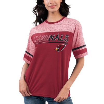 Women's G-III 4Her by Carl Banks Cardinal Arizona Cardinals Track T-Shirt