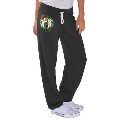 Women's G-III 4Her by Carl Banks Charcoal Boston Celtics Scrimmage Pants