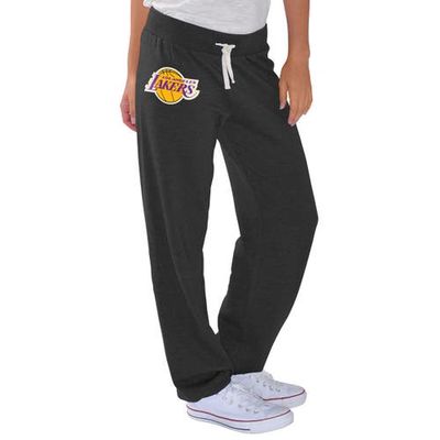 Women's G-III 4Her by Carl Banks Charcoal Los Angeles Lakers Scrimmage Pants