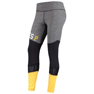 Women's G-III 4Her by Carl Banks Gray Pittsburgh Pirates High Stepping Leggings