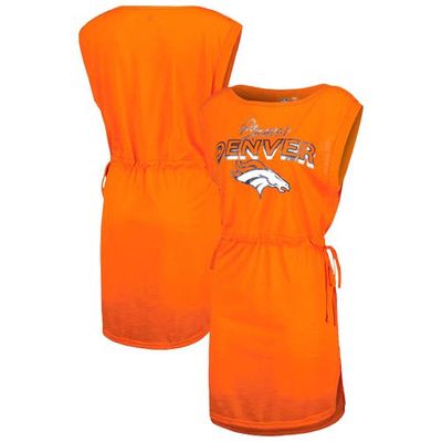 Women's G-III 4Her by Carl Banks Orange Denver Broncos G.O.A.T. Swimsuit Cover-Up