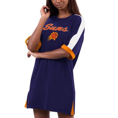 Women's G-III 4Her by Carl Banks Purple Phoenix Suns Flag Sneaker Dress