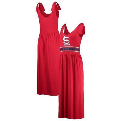 Women's G-III 4Her by Carl Banks Red St. Louis Cardinals Game Over Maxi Dress