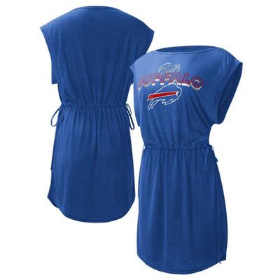 Women's G-III 4Her by Carl Banks Royal Buffalo Bills G. O.A. T. Swimsuit Cover-Up