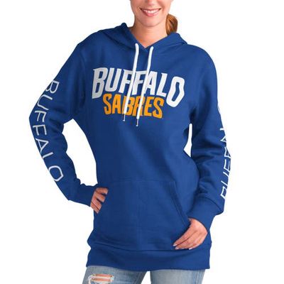 Women's G-III 4Her by Carl Banks Royal Buffalo Sabres Overtime Pullover Hoodie