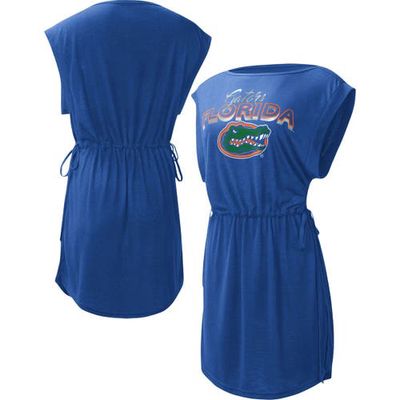 Women's G-III 4Her by Carl Banks Royal Florida Gators GOAT Swimsuit Cover-Up Dress