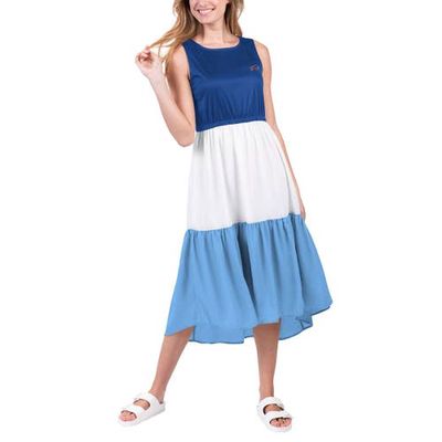 Women's G-III 4Her by Carl Banks Royal/Light Blue Buffalo Bills 12th Inning Colorblock Dress