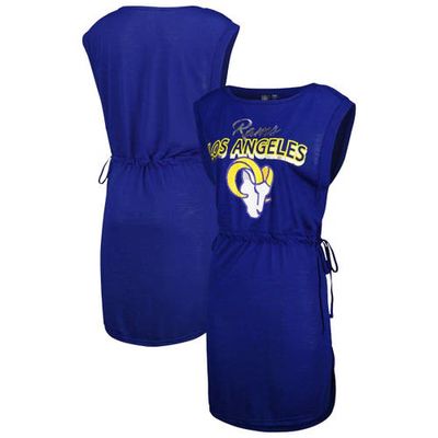 Women's G-III 4Her by Carl Banks Royal Los Angeles Rams G. O.A. T. Swimsuit Cover-Up