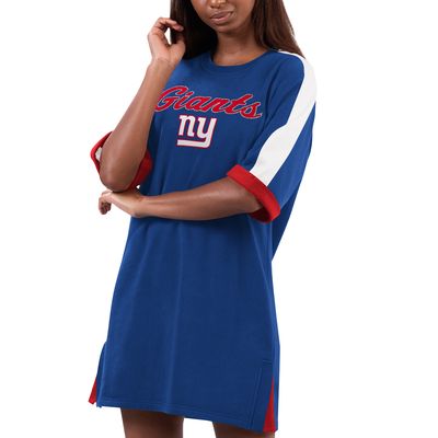 Women's G-III 4Her by Carl Banks Royal New York Giants Flag Sneaker Dress
