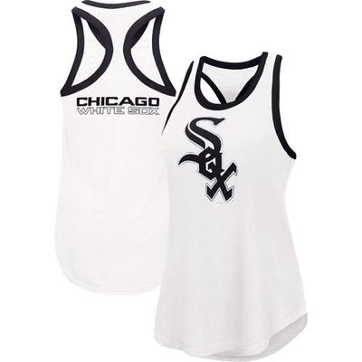 Women's G-III 4Her by Carl Banks White Chicago White Sox Tater Tank Top