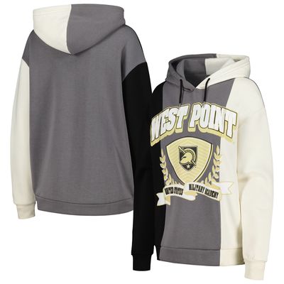 Women's Gameday Couture Black Army Black Knights Hall of Fame Colorblock Pullover Hoodie