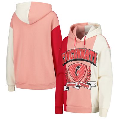 Women's Gameday Couture Red Cincinnati Bearcats Hall of Fame Colorblock Pullover Hoodie