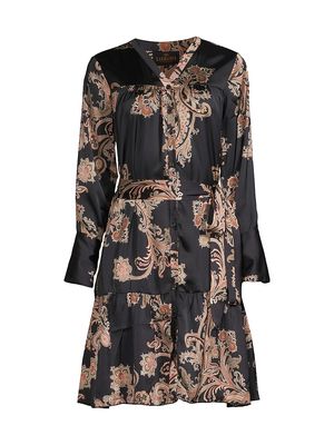 Women's Giselle Paisley Shirtdress - Pearson Paisley Blush - Size Medium