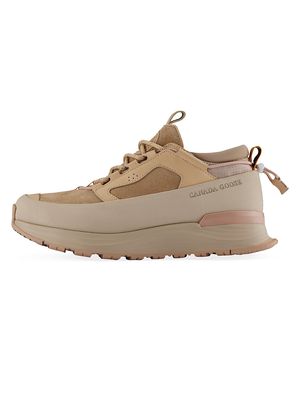 Women's Glacier Trail Low-Rise Leather Platform Sneakers - Tan - Size 6