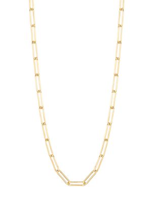 Women's Gold Essentials 18K Gold-Filled Layla Paperclip Chain Necklace - Gold - Size 20 - Gold - Size 20