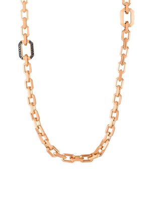 Women's Guard Of Men 18K Rose Gold & 0.21 TCW Diamond Chain Necklace - Rose Gold