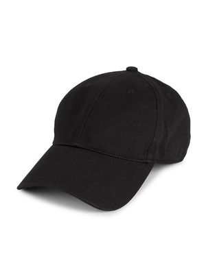 Women's Harlow Cotton Baseball Cap - Black