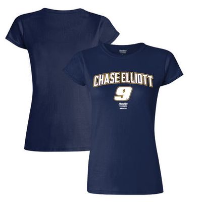 Women's Hendrick Motorsports Team Collection Navy Chase Elliott Rival T-Shirt