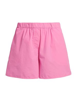 Women's Holly Cotton Shorts - Flamingo - Size XS - Flamingo - Size XS