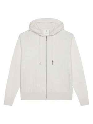 Women's Hoodie In 4G Cashmere - Ivory - Size Large