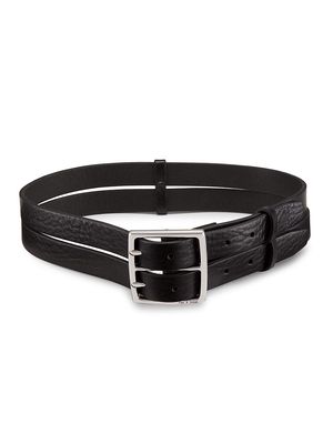 Women's Hookup Leather Belt - Black - Size XS