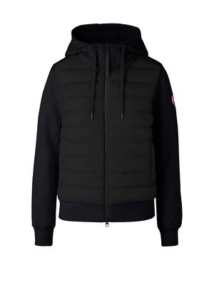 Women's Hybridge Muskoka Quilted Down Zip-Up Jacket - Black - Size XS