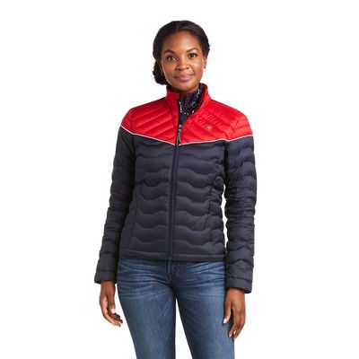 Women's Ideal 3.0 Down Jacket in Team Colorblock, Size: XS by Ariat