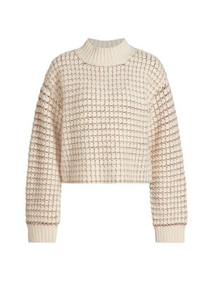 Women's Imani Chunky Knit Sweater - Ivory Combo - Size XS